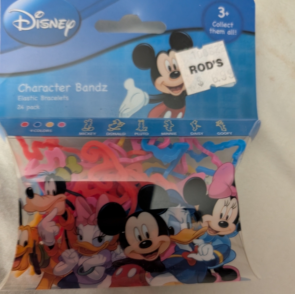 Disney Character Bandz Elastic Bracelets